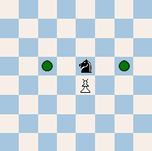 Crab chess piece, example