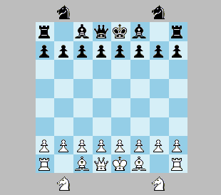 Flexible chess, alternative setup