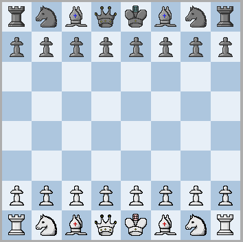 Chess long castling 