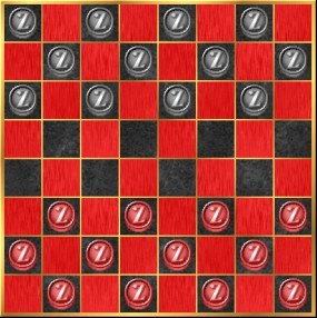 how many pieces in checkers