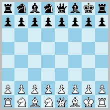 Fischer Placement Chess, example