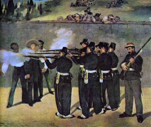Édouard Manet: The Execution of Mexican Emperor Maximilian, 1867