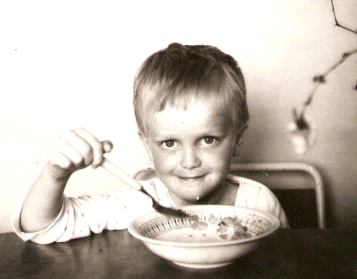 M. Winther as a boy