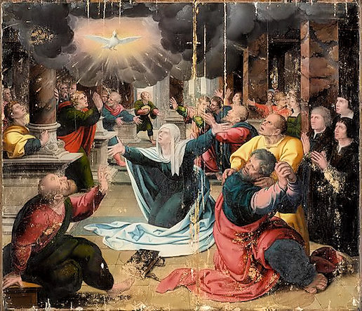 The Pentecost (workshop of Barent van Orley, ca. 1530)