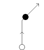 Bifurcation chess piece: Leaping on 2nd leg